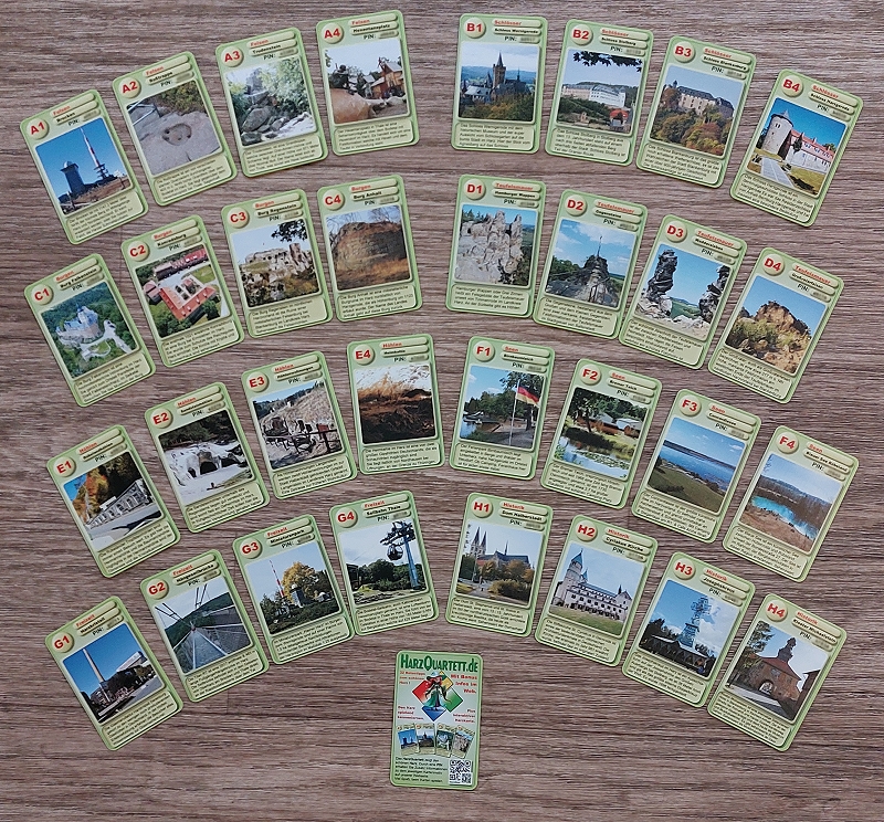 Harz Quartett Spiel mit Pin Doppelpack – Bild 5